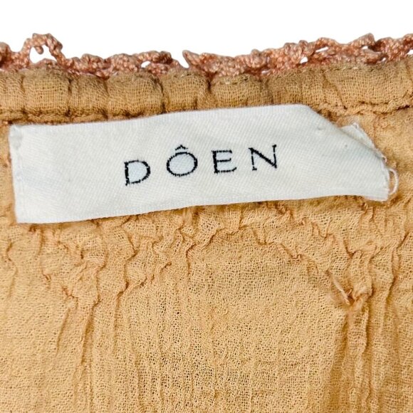 Doen Daisy Size Small Blouse Top Boho Designer Oversized Relaxed - Picture 4 of 8